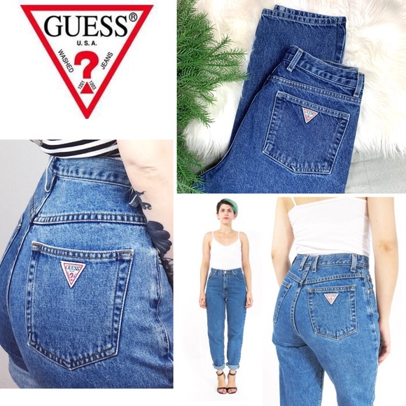 Guess Denim - VINTAGE |•GUESS•| Mom/Super High Waisted Jeans